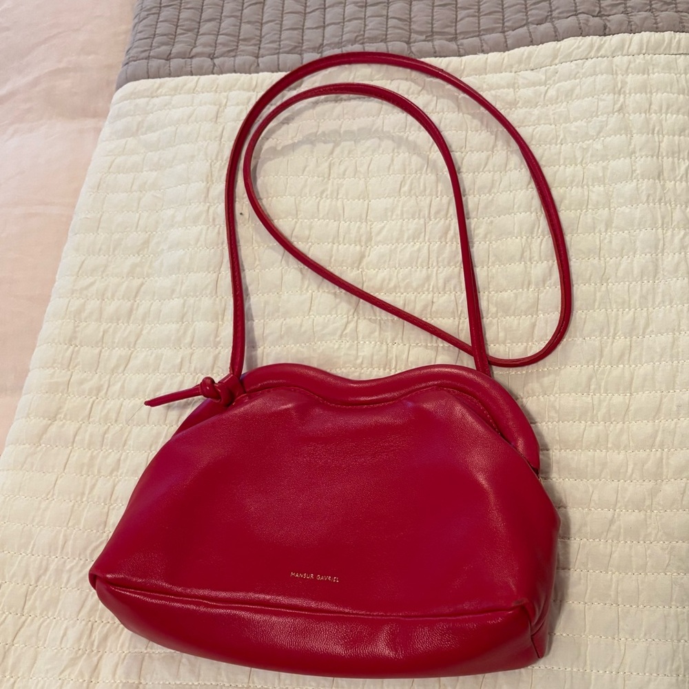 Mansur Gavriel Red Leather “Baci” Bag - Picture 2 of 5
